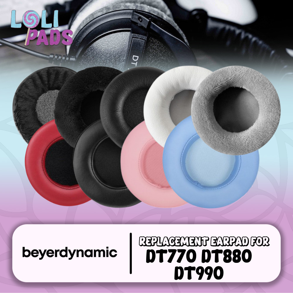 แผ่นรองหูฟัง Earcup Earcushion Beyerdynamic DT770 DT880 DT990 DT 770 แผ่นโฟม