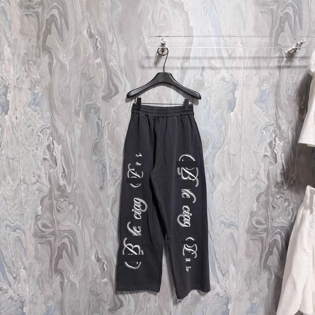 DEX5 B-LG 26New Letters LOGO Casual, fashionable, versatile trousers
