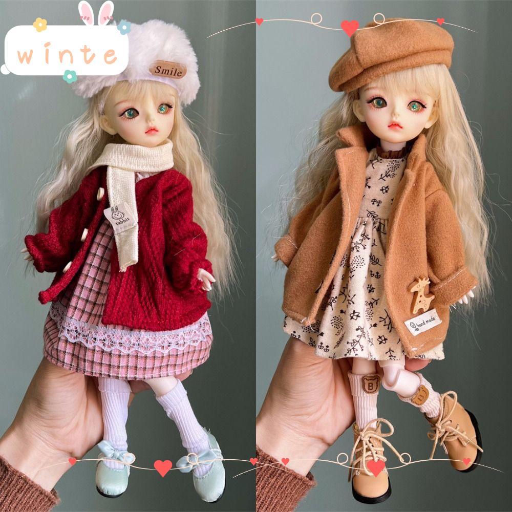 WINTE ชุดตุ๊กตา 1/6 BJD การ์ตูน 30 ซม. เสื้อผ้า DIY มินิของขวัญ หลายสไตล์ สําหรับตุ๊กตา BJD 30 ซม.
