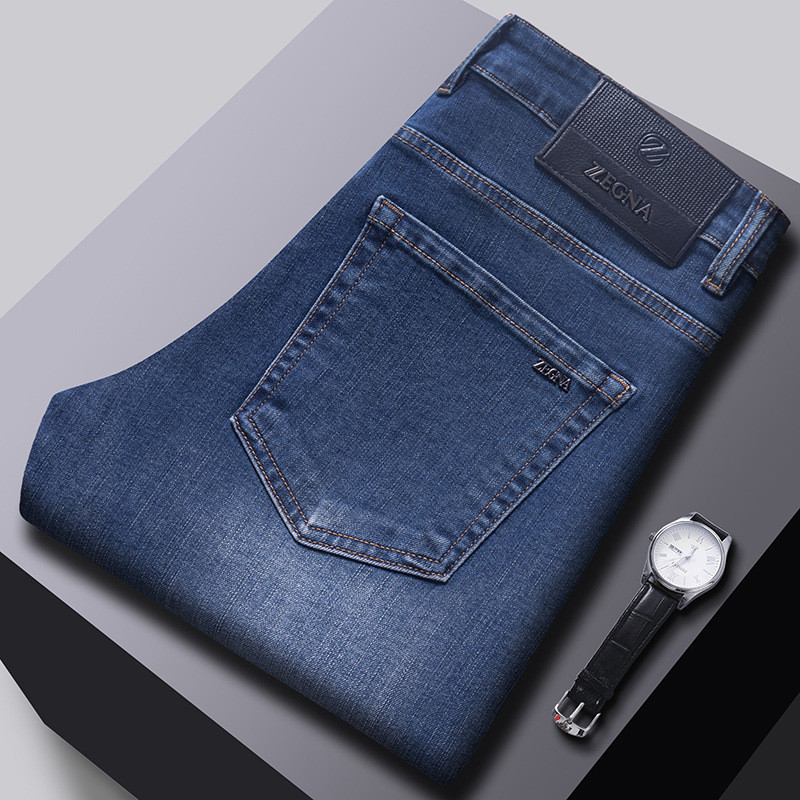 ZEGNA24 Jeans Straight Men Casual All-Match