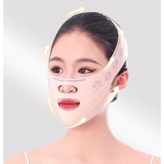 TinyBaan ที่รัดหน้าเรียว สายรัดหน้าเรียว สายรัดหน้ากาก V Line ใซ้ำช้ได้ ที่รัดคางเรียว ผ้าดึงหน้ายกกระชับ ลดริ้วลอย