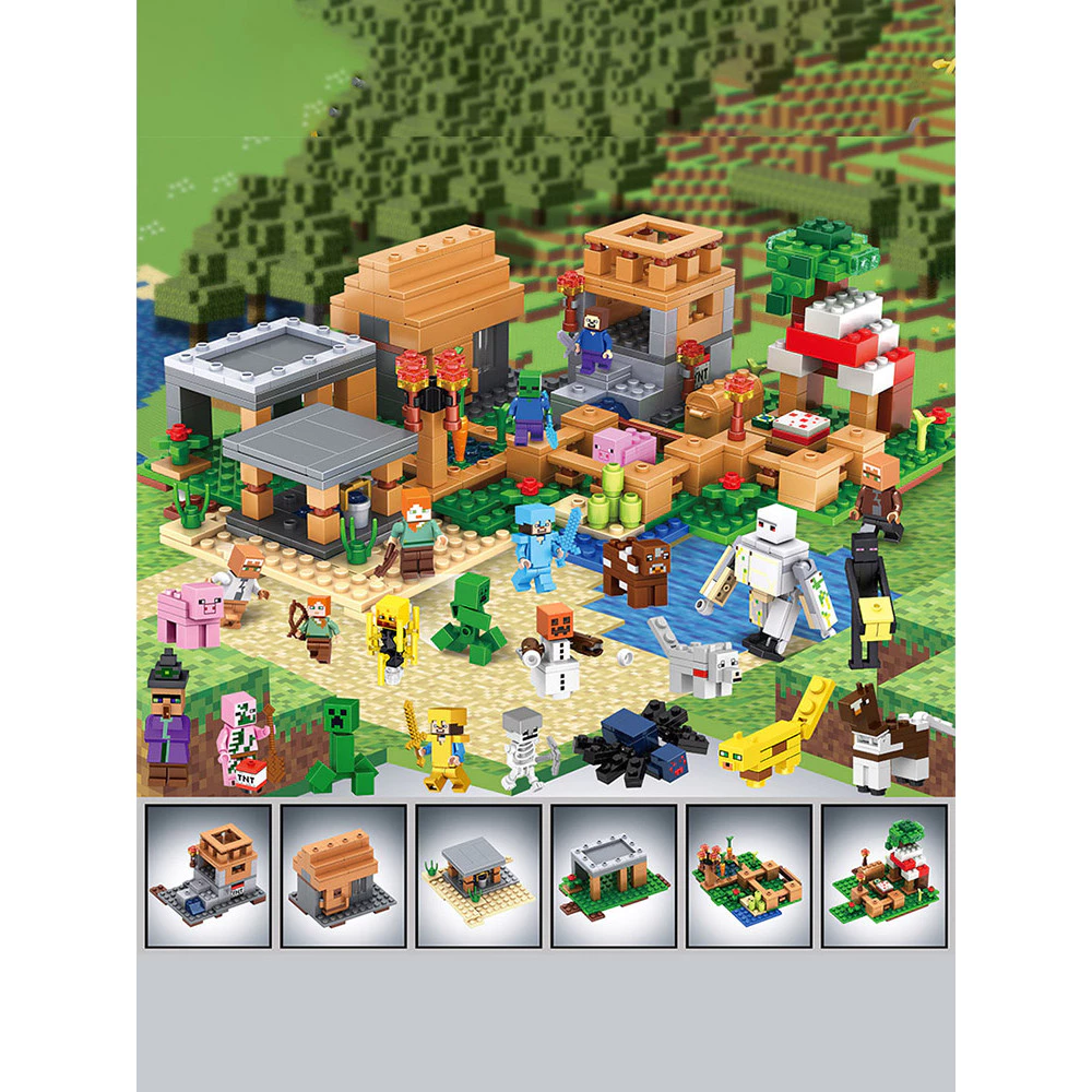 เลโก้ Minecraft 2025 ชุดตัวต่อมายคราฟ หมู่บ้านขนาดใหญ่ thumbnail 6