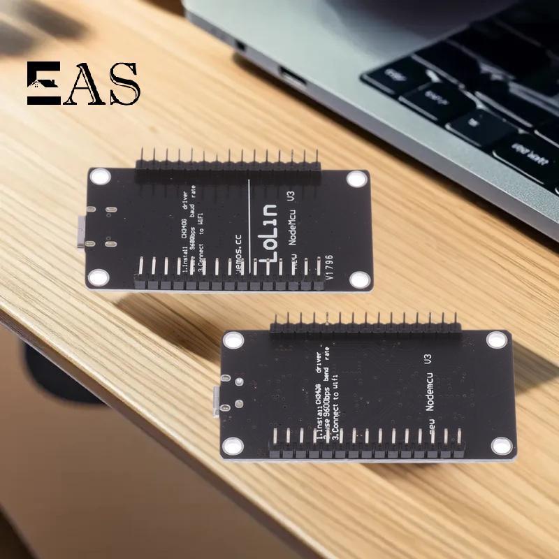 [EA] Nodemcu Lua V2.1 ESP8266 ESP-12F บอร์ดพัฒนา WIFI Micro USB- CH340 บอร์ดพร้อมปุ่มแฟลชและปุ่ม RST