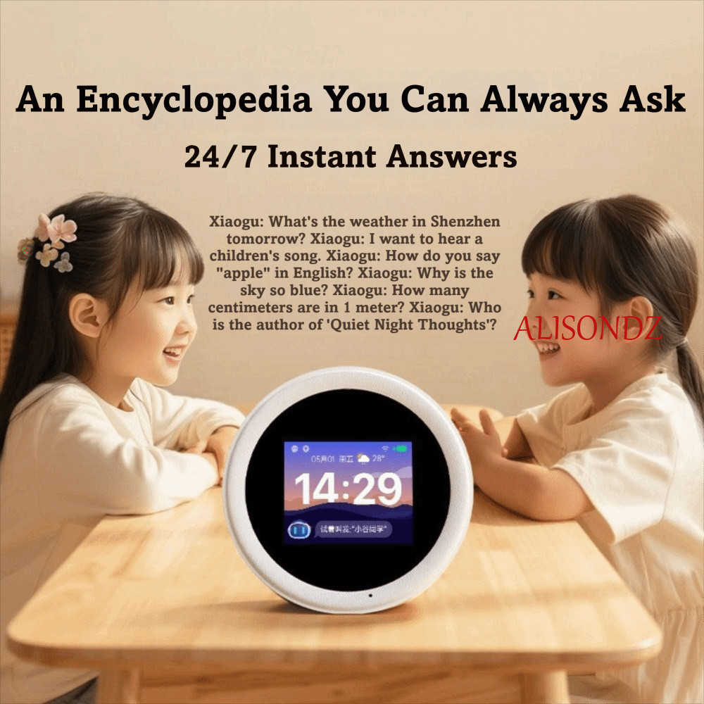 ลําโพง ALISONDZ AI เทคโนโลยี AI AI AI Dialogue N2 นาฬิกาปลุกอัจฉริยะ, การเรียนรู้|1v1 ความรู้ Consol