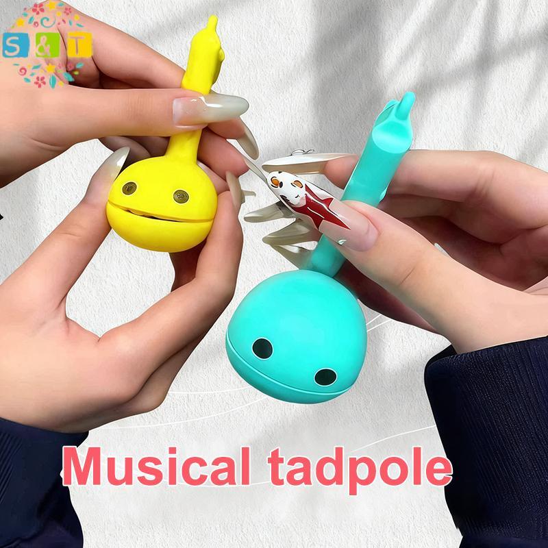 [S&T] Otamatone Electronic Music Creative Sound-ducing Musical Toys ผ่อนคลายเครื่องดนตรีโน้ตดนตรีน่ารัก {th}