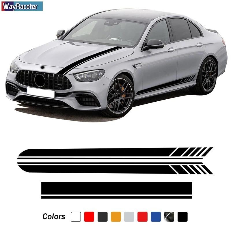 Edition 1 AMG รถ Hood Decal ด้านข้างลายกระโปรงสติกเกอร์สําหรับ Mercedes Benz E Class W213 S213 C238 