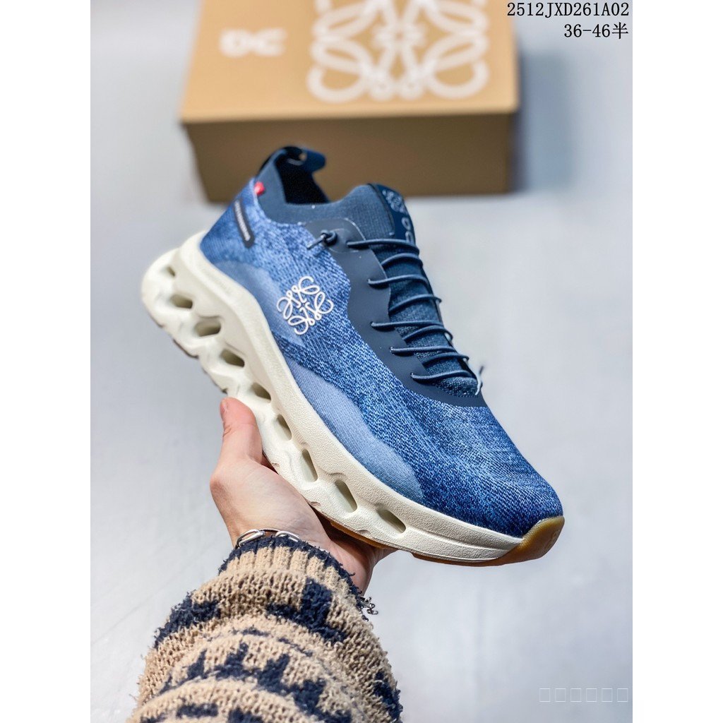 Co-Branded Cloudtrack Life Low-Top Ang Casual รองเท้าผู้หญิงวิ่งหนาSoled Lace-Up AQ4Y