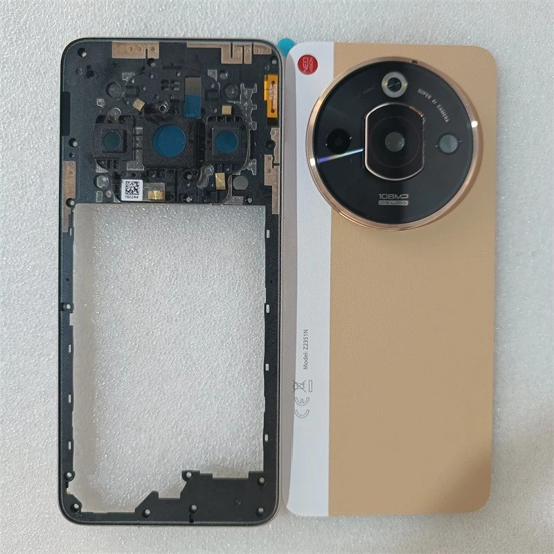 เคสโทรศัพท์แบบเต็มสําหรับ ZTE nubia Focus Pro 5G Z2351N กรอบกลาง + ฝาครอบแบตเตอรี่แผงด้านหลังด้านหลั