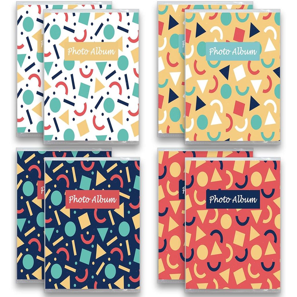 อัลบั้มรูปขนาดเล็ก 4x6 | 8 แพ็ค | ถือใบละ 36 รูป | 4x6 อัลบั้มรูปจิ๋ว อัลบั้มรูป หนังสืออัลบั้มรูป 4