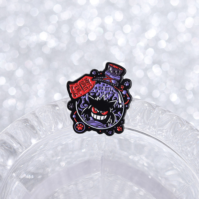 Pokemon Gengar Pinเคลือบ รูปที่ 5