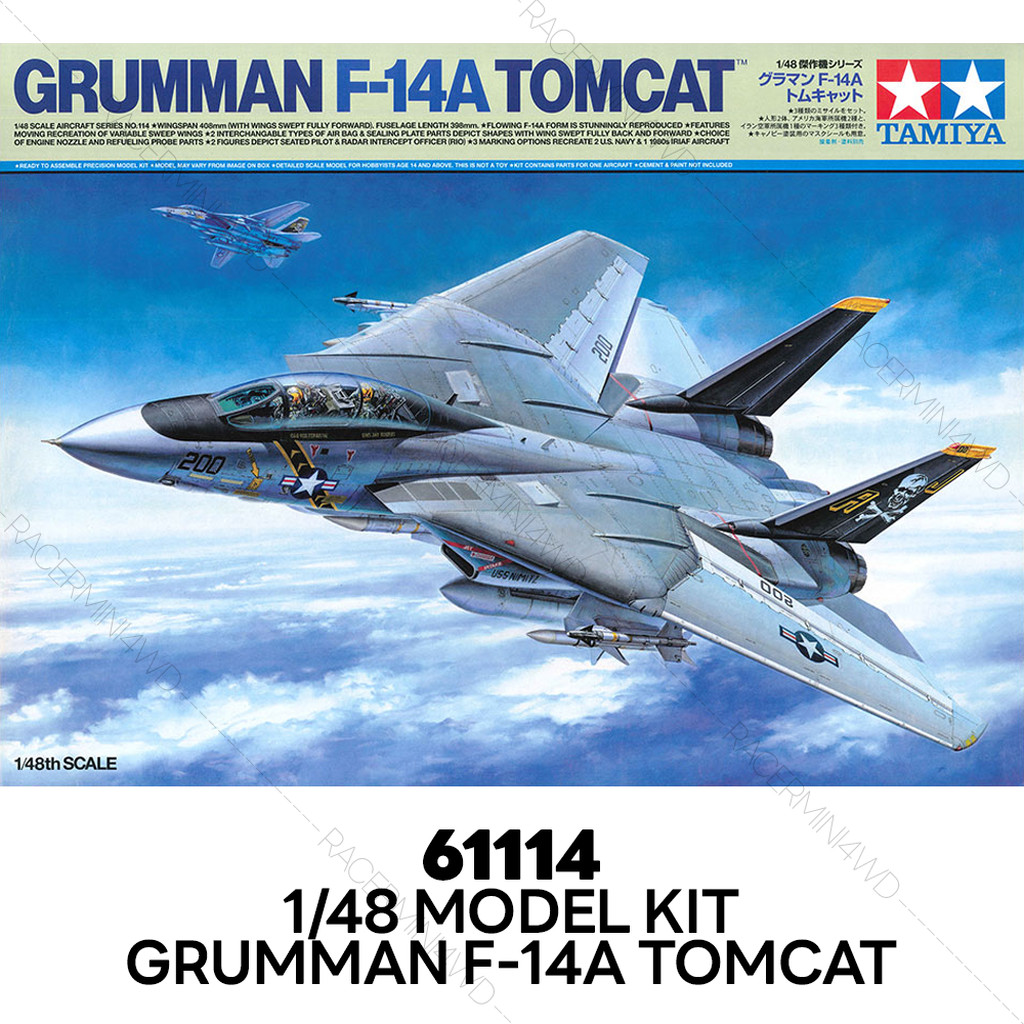 TAMIYA 61114 1/48 Model Kit Grumman F-14Aa Tomcat