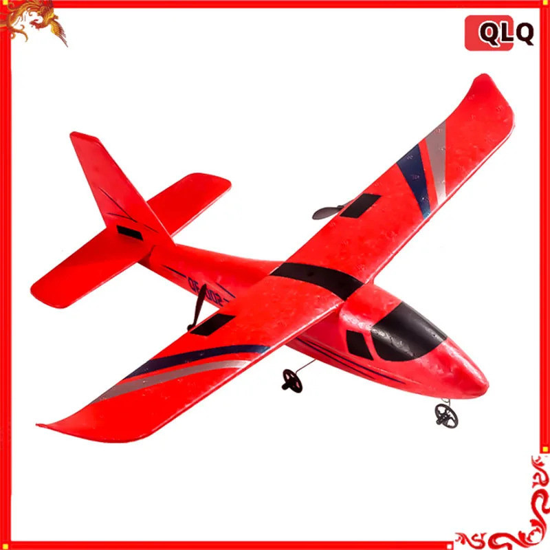 Rc Plane ใหม่ Qf002 เครื่องร่อนควบคุมระยะไกล Diy เครื่องบินรุ่นประกอบสองช่อง Cessna เครื่องบินควบคุม