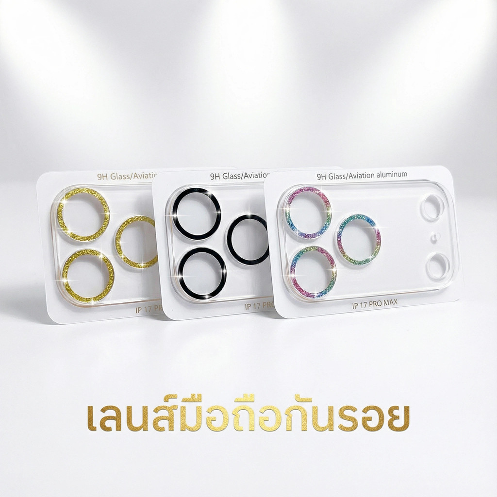 🛡️ แมวเคส 🌈 เคสไอโฟน ฟิล์มเลนส์ 8H 4 สี 【iPhone17ProMax 17Air 16pro 15plus 14/13/12MINI/11】-8H