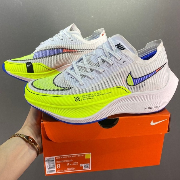 X Vaporfly Next 2 รองเท้าวิ่งผู้ชายและผู้หญิง Ultralight Breathable ตาข่าย Vaporfly Next 3 รองเท้ากี