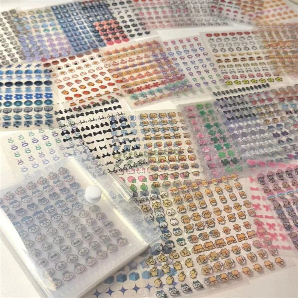 25pcs 1750 สติกเกอร์มินิน่ารัก Emoji Cube สติกเกอร์โปร่งใสสัตว์เลี้ยง Diy Scrapbooking ตกแต่งสติกเกอ