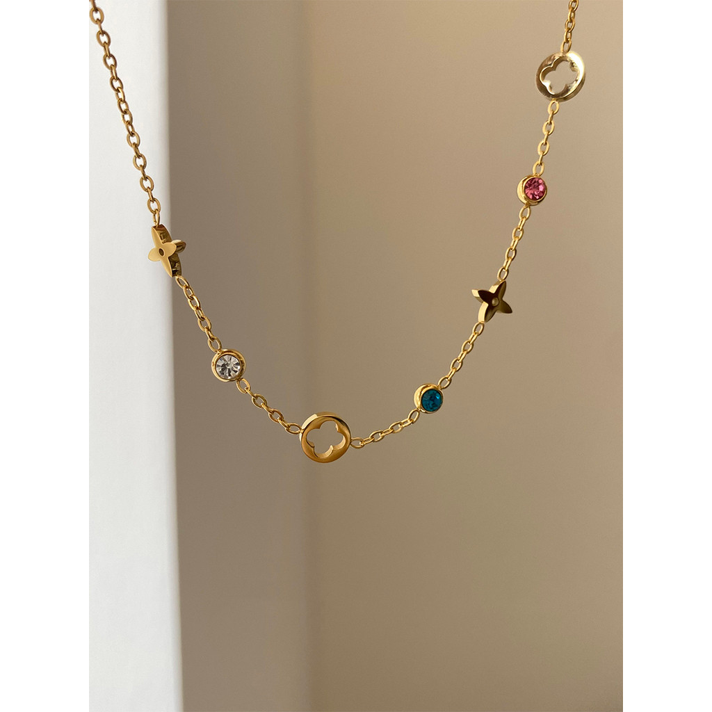 กําไลข้อมือ coquette bracelet สร้อยข้อมือไทเทเนียมสีฝรั่งเศส ทนทานและทันสมัย