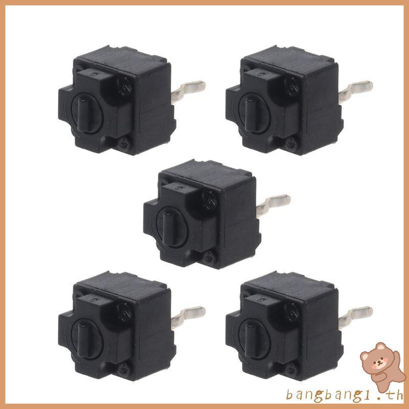 Bangb 5 ชิ้นชุด EVQP0E07K เมาส์ Micro Switches Square Micro Switch สําหรับ Death NAGAadder สําหรับ I
