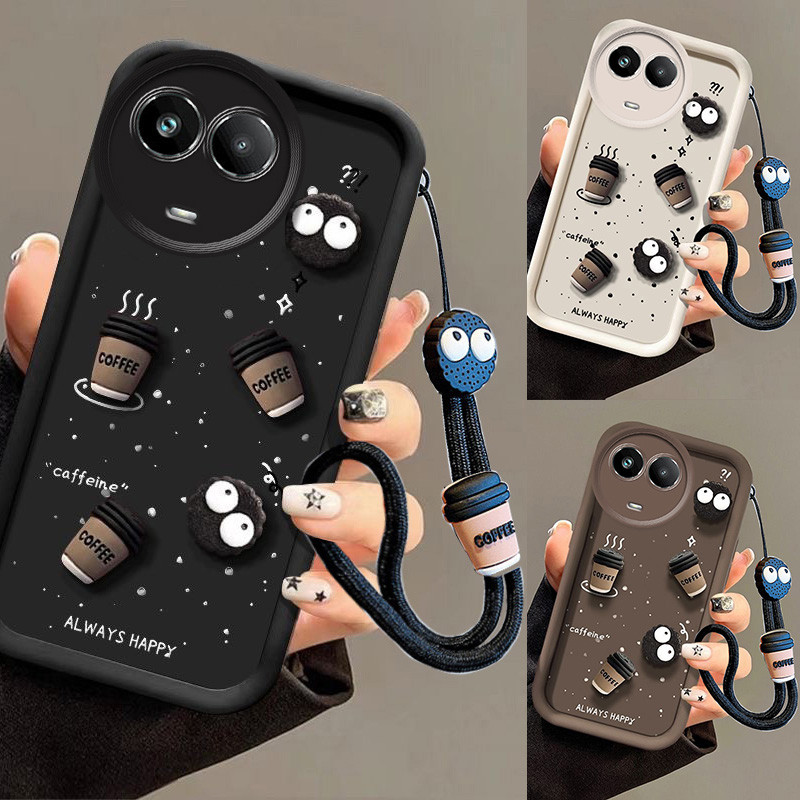 เคส realme 11 5g เคส realme 11x 5g ถ้วยกาแฟ เคสโทรศัพท์ป้องกันการตก