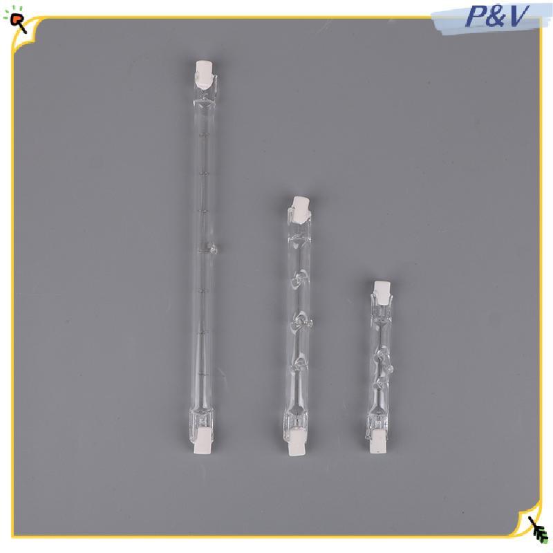 P & V โคมไฟ 70-1000W Double Ended Linear R7s หลอดไฟฮาโลเจน AC220-240V ตกแต่งในครัวเรือน R7s หลอดไฟฮา