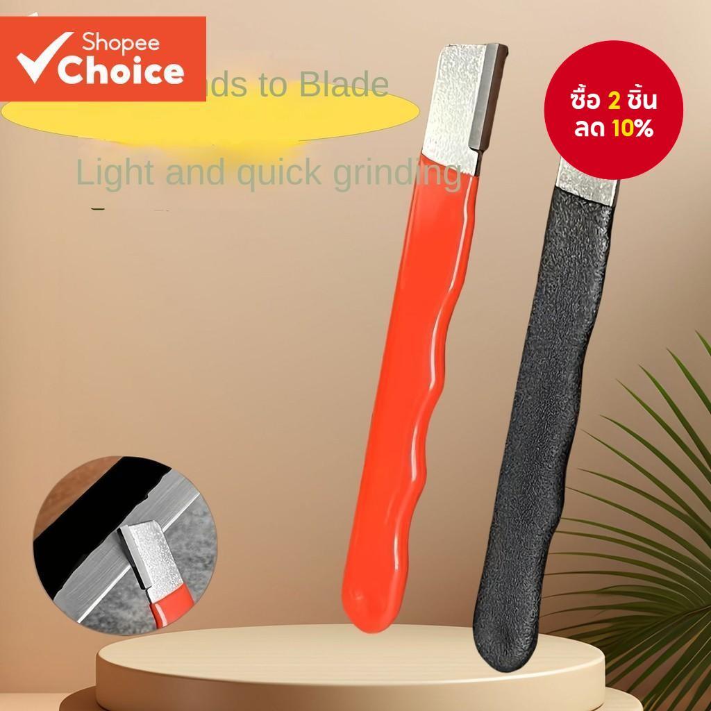 เครื่องลับมีดครัวมืออาชีพ1ชิ้น-เหล็กทังสเตนด้วยหินลับเซรามิกเพชรสําหรับใบมีดทั้งหมดรวมกรรไกรทําสวนที่จับกันลื่น
