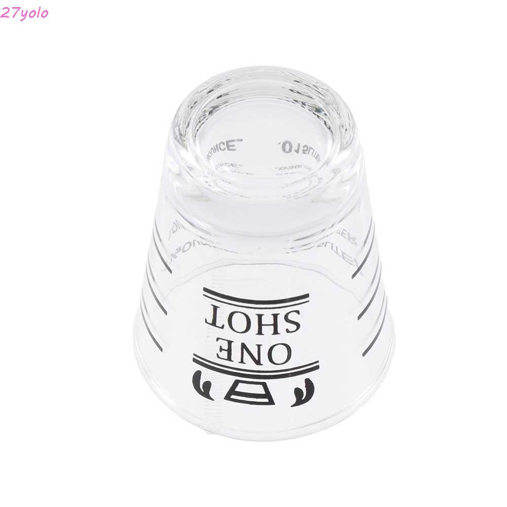 YOLO Jigger 1.5oz/45ml อุปกรณ์เสริมบาร์ เครื่องมือบาร์เทนเดอร์สําหรับงานหนักทนความร้อน