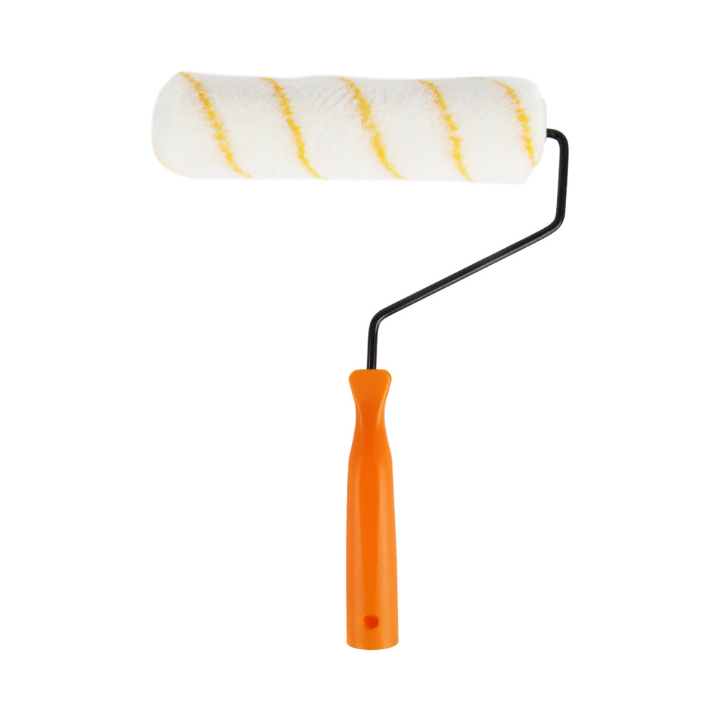 ลูกกลิ้งทาสีขนขาวแถบเหลือง GIANT KINGKONG รุ่น PR-009YS ขนาด 9 นิ้ว สีขาว