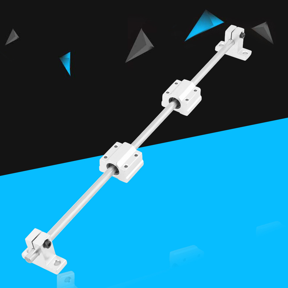 ก้านเพลารางเชิงเส้น CNC + ชุดบล็อกแบริ่ง SC8UU สําหรับเครื่องพิมพ์ 3D