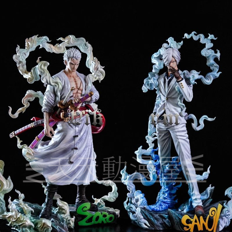 จัดส่งฟรี One Piece รุ่น Nika Series Nika Zoro Nika Sanji Zoro Sanji ยืน Double-Headed เปลี่ยนตุ๊กตา
