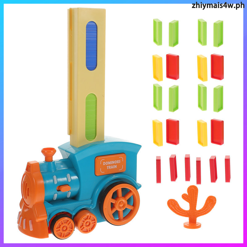 1 ชุดเด็ก Domino ของเล่นอัตโนมัติ Domino Laying รถไฟปฏิบัติของเล่นเด็ก zhiymais4w