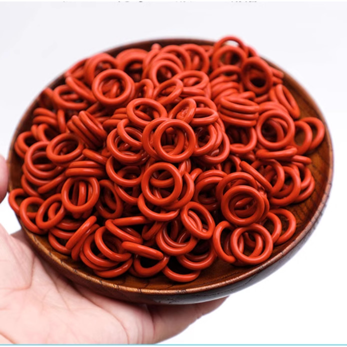 แหวนซีลโอริงซิลิโคนสีแดง CS2.4 มม.* OD6-180 มม.แหวนกันน้ําทนอุณหภูมิสูงปิดผนึกส่วนประกอบDXM-MB - รูปที่ 2