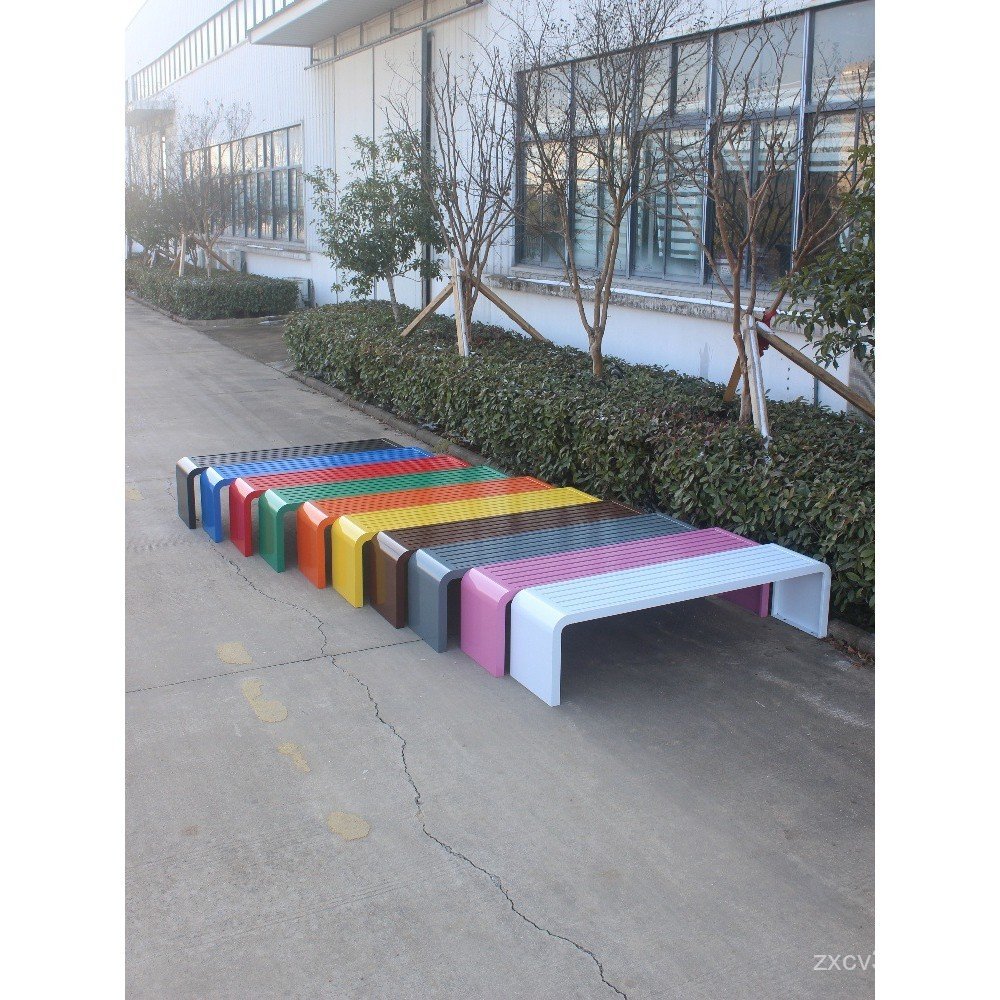 Park Seat เก้าอี้พักผ่อนเก้าอี้แถวม้านั่งม้านั่งม้านั่งสแควร์กลางแจ้ง Park J เก้าอี้และลานสาธารณะ ST