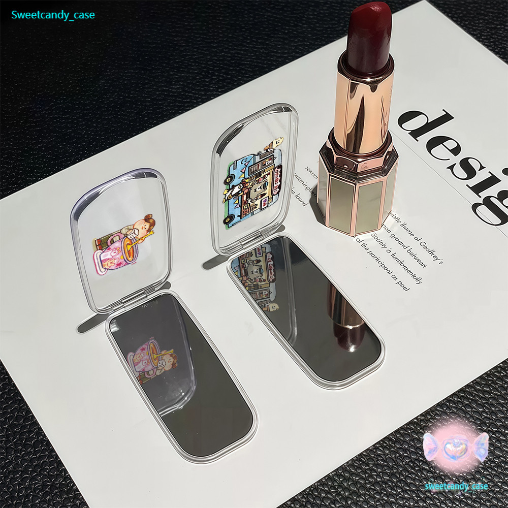 ขาตั้งพร้อมกระจก ติดเคสมือถือ แอนิมอลสีส้ม ขนมปัง การ์ตูนตลก ใช้กับเคสมือถือหลายรุ่นได้ ส่งในพื้นที่ สะดวกการวางโทรศัพท์
