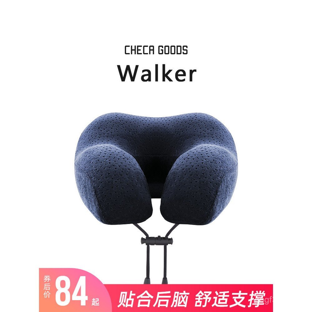 หมอนท่องเที่ยวแบบพกพา Nap ขายส่งกระดูกสันหลังส่วนคอ T9J5 หน่วยความจําโฟมเครื่องบิน U-Shaped หมอนคอหม