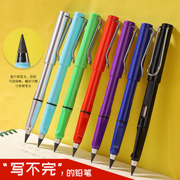 ดินสอ ee ไส้ดินสอ เทคโนโลยีสีดําไม่จําเป็นต้องเหลาดินสอไม่มีหมึกนักเรียนแก้ไขท่าทางดินสอไม่สามารถเสร