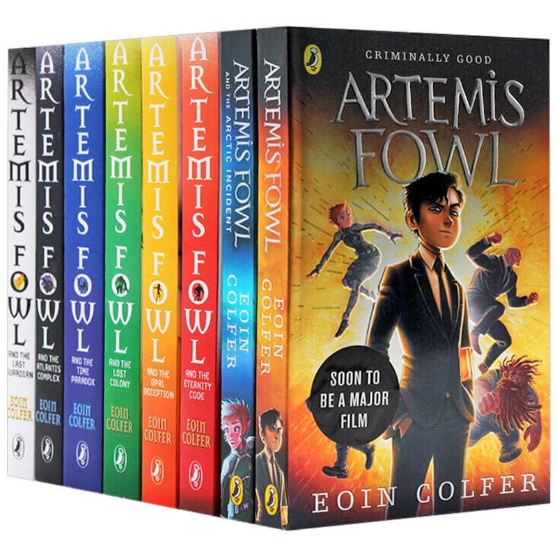 Artemis Fowl 8 เล่ม นวนิยายภาษาอังกฤษ Artemis Fowl เวอร์ชันใหม่