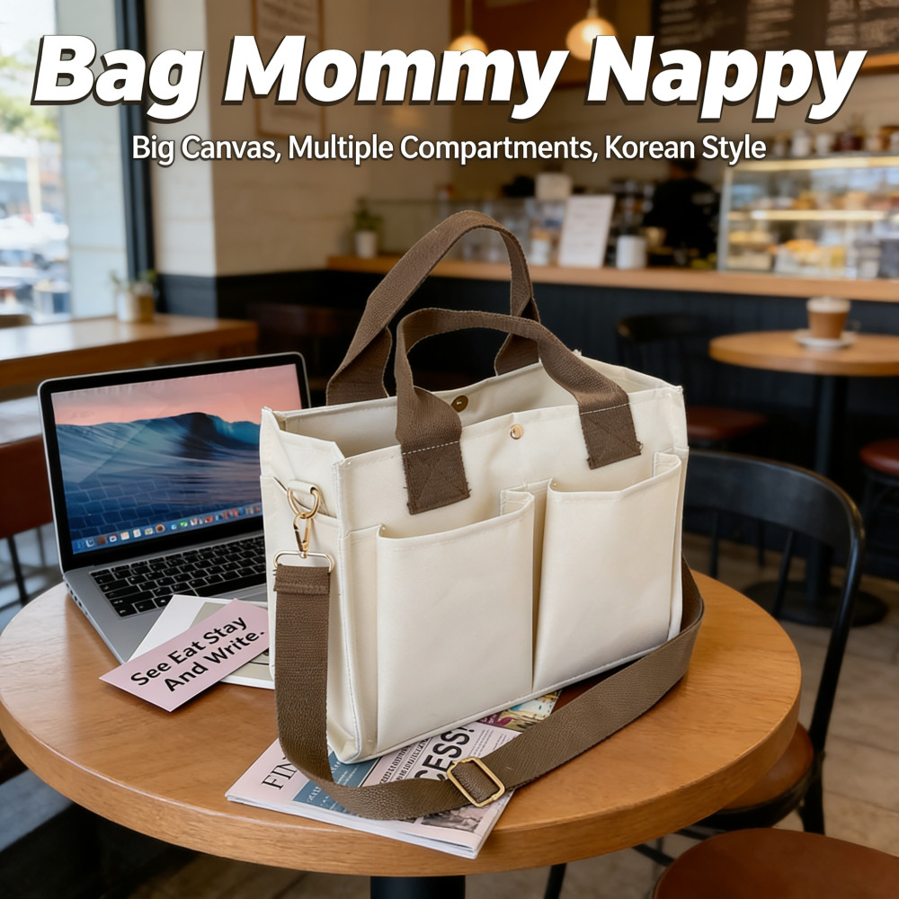 Nappy Korean Compartment Bag Mommy Bag