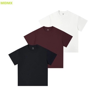MIDMX Basic Unisex 100% Cotton Top Plain Crewneck Short Sleeve T-shirt | Soft Breathable Streetwear