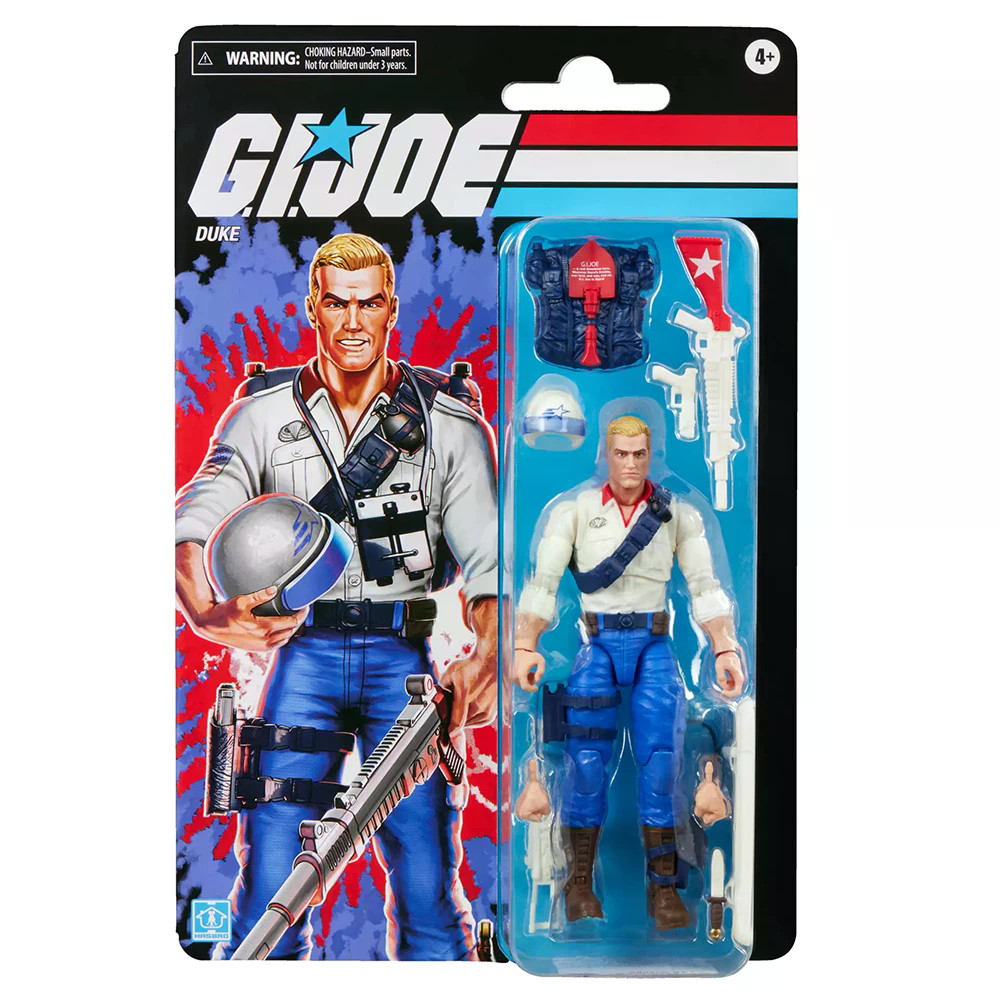 ต้นฉบับใหม่ Hasbro GI Joe Classified Series Retro Cardback USA Duke 15 ซม.สะสมรูปการกระทําของเล่น