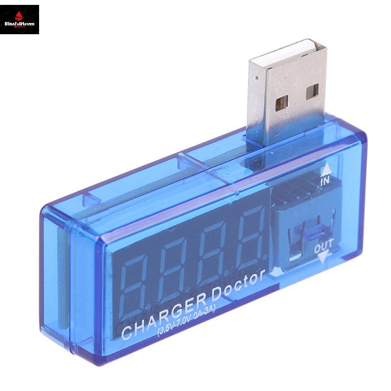 จอแสดงผลดิจิตอลแบบพกพา Hot Mini USB Power Current Voltage Meter Tester