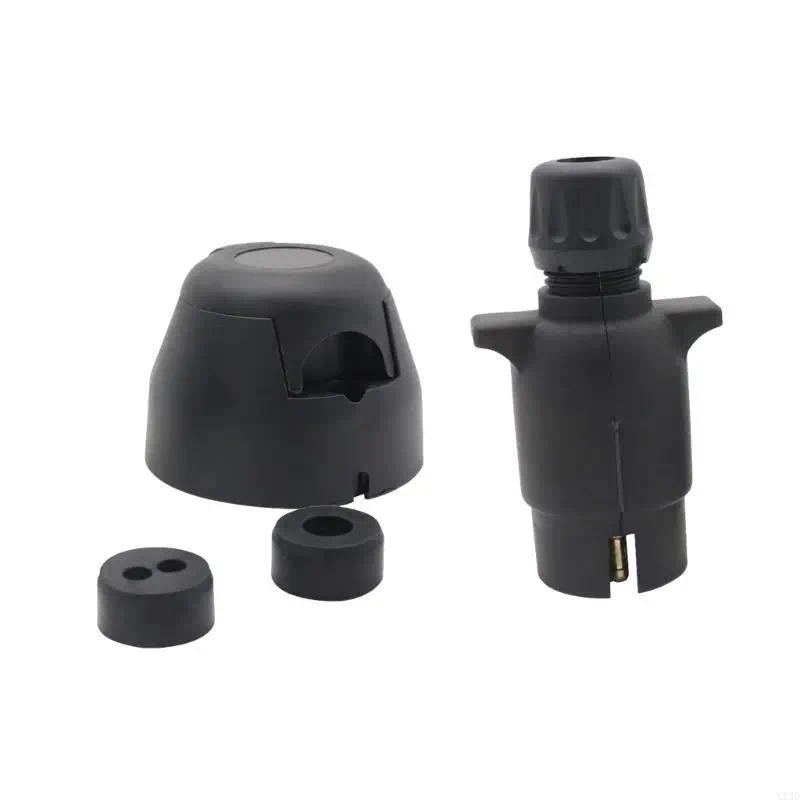 X13D 7 Pin Plug Adapter Trailer Connector 12V Towbar ลากจูงทนทานกันน้ํา