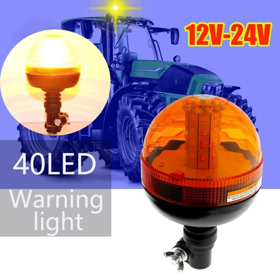 12-24V Universal กระพริบ Beacon ไฟเตือนสําหรับรถบรรทุก Beacon โคมไฟกระพริบคําเตือนความปลอดภัยฉุกเฉิน