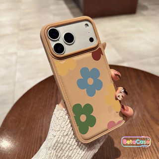 เคส iPhone 17 16 15 14 13 12 11Pro Max Phone Case เคสโทรศัพท์ลายดอกไม้สีสวยน่ารัก สินค้าใหม่ล่าสุดดีไซน์หวาน