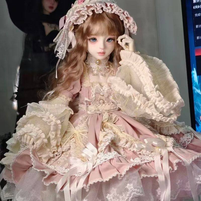 Super Sweet bjd Doll น่ารัก Modern Baby Doll Style High-value bjd6 Points Doll Girl Jewelry Mystery 