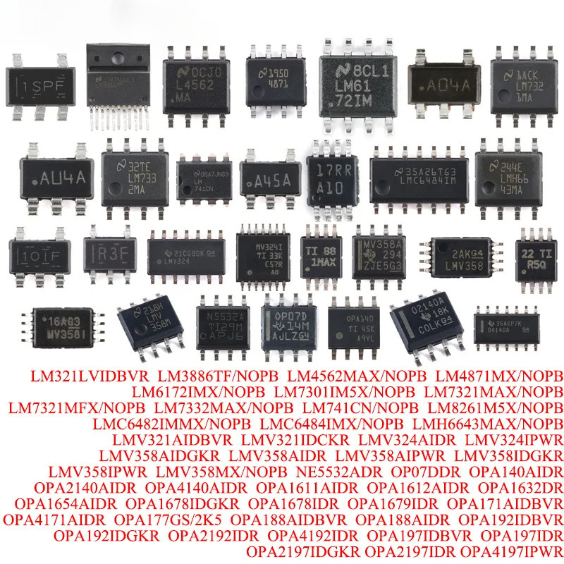 5 LM321LVIDBVR LM3886TF LM4562MAX LM4871MX LM6172IMX LM7301IM5X LM7321MAX LM7321MFX LM7332MAX LM741C
