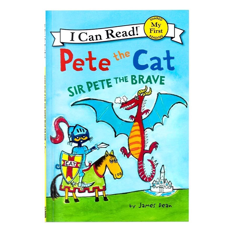 My First I Can Read Pete The Cat Series Brave Pete The Brave English หนังสือภาพต้นฉบับ Pete the Cat 