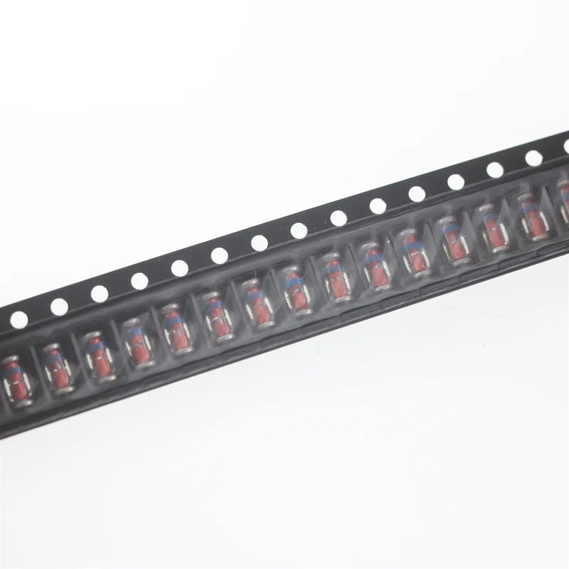 100 pcs 1W ZM4733A 1N4733 5.1V ZM4733A 1N474 5.6V ZM4735A 1N4735 6.2V LL-41 SMD แรงดันไฟฟ้าไดโอด