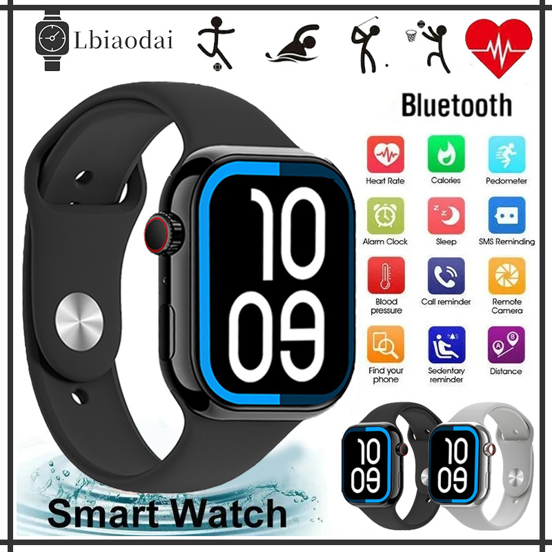 S9 MAX SmartWatch บลูทู ธ สมาร์ทนาฬิกาบลูทู ธ เสียง IP68 กันน้ำกีฬาฟิตเนสสร้อยข้อมือ HD หน้าจอสัมผัส