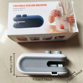 เครื่องซีลขนาดเล็ก เครื่องซีลถุง ด้วยเครื่องตัด ชาร์จ USB การออกแบบแม่เหล็กดูด กันความชื้นและกันฝุ่น เก็บอาหารให้สด