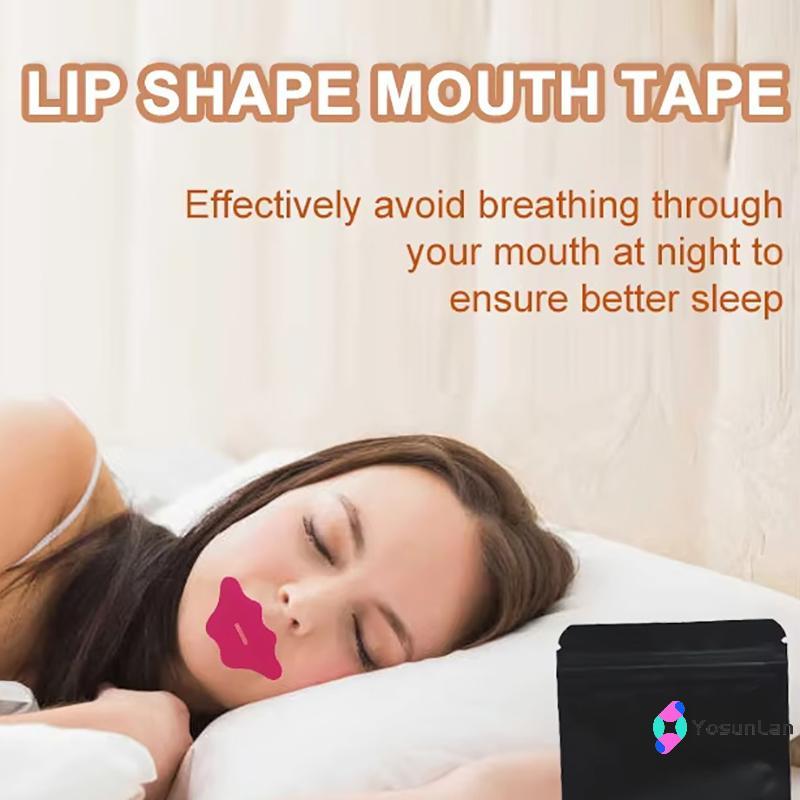 YosunLan] 30 ชิ้นเทปปากสําหรับ Sleep Apnea ปากเทปปากสําหรับ Sleeping Snoring ปากเทปหายใจเทปสําหรับ S