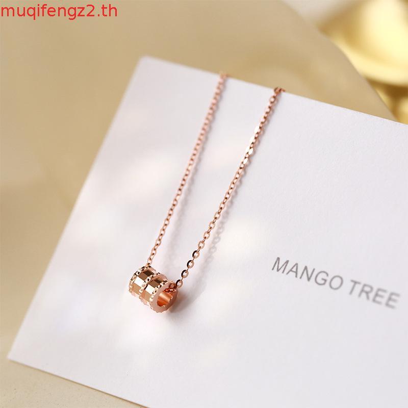 พร้อมส่ง สร้อยคอจี้ลงยา สร้อยคอH งานพีเมี่ยม จี้เล็ก สร้อยยาว16นิ้ว ไม่ลอกไม่ดำ